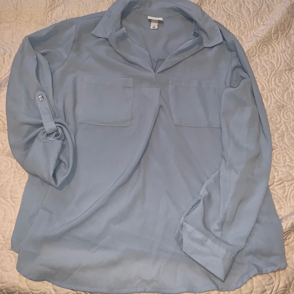 Longsleeve Collared Blouse